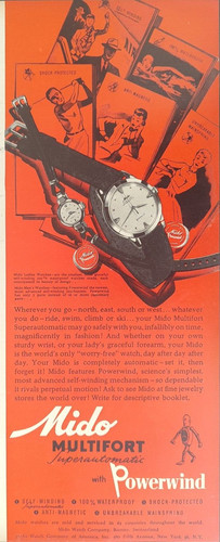 Mido publicité page - page, 1955
