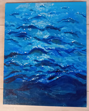 🎨 Océan – Acrylique sur
