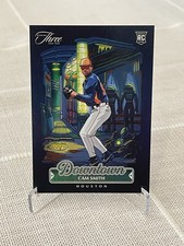 2025 Panini Three and Two Cam Smith Downtown RC SSP Houston Astros