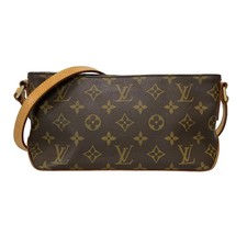 Auth LOUIS VUITTON Trotteur M51240 Monogram AR1010 Shoulder Bag Monogram Canvas