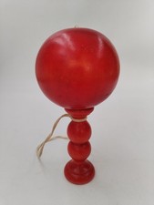 Bilboquet Bois Tourné Rouge