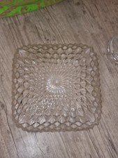 White Glass Ceiling Light Globe Lamp Design Diamond Tip Retro Vintage 70 80s