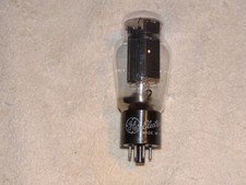1 x 5U4g G.E. Tube *Black Plates*Lower D*Very Strong Testing*1952*#6
