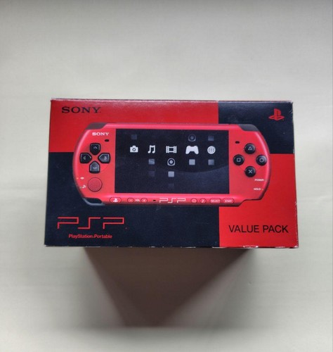 Sony psp 3000 rouge noir - 3000,