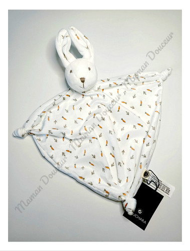 Doudou plat triangle lapin - plat,