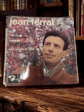 Vinyle 45 tours ancien Jean Ferrat rétro vintage disque collection chanson franç