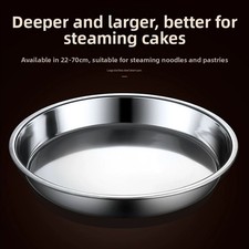 Plateau à fond plat pour poêle à vapeur inox démoulage facile répartition u