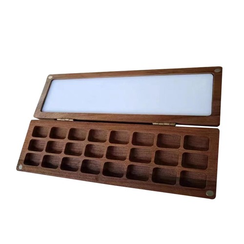 Palette aquarelle bois 24 - palette,