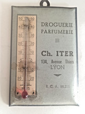 Glacoid advertising thermometer .. drugstore perfumery ITER in Lyon
