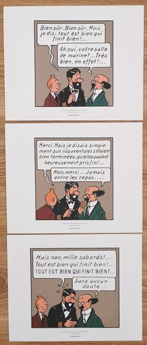 Tintin ex libris planche - 3, libris/planche