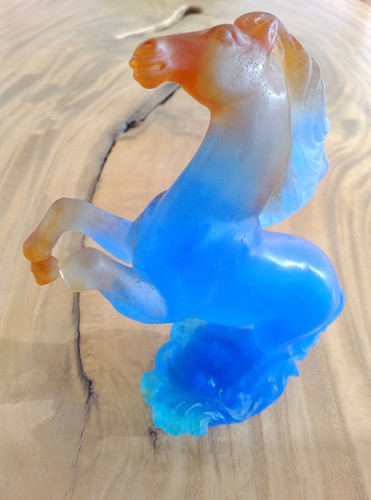 Cheval pâte verre daum - cheval,