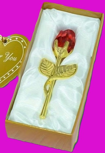 Rose rouge cristal - rouge,