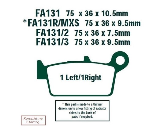 Plaquettes frein honda nsr - plaquettes, de