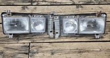 86-91 VW Volkswagen Vanagon Westfalia Bus HELLA Square Headlights Head Light Set