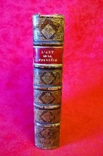 Livre fin 17ème siècle l'Art de la Verrerie