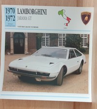 LAMBORGHINI JARAMA GT CARTE