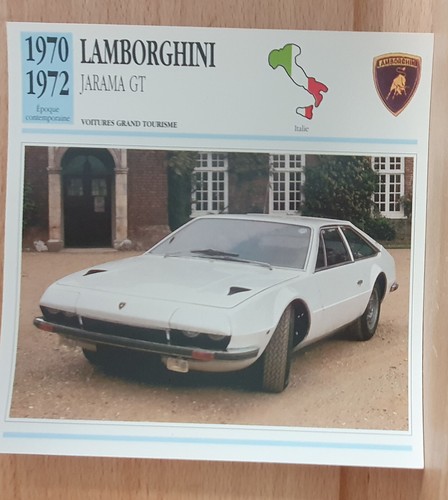 Lamborghini jarama carte - lamborghini,