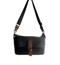 ONA The Bowery Camera Bag Black Color Canvas Leather Brass Buckle DSLR Lens