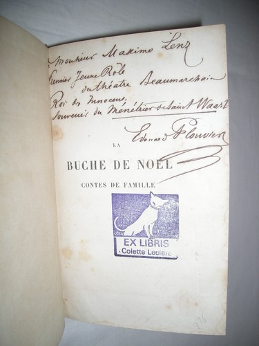 Edouard plouvier dedicace - edouard,