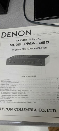 Denon model pma 250 original - pma-250,