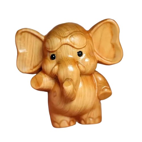 Figurine éléphant bois - figurine, en