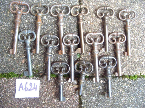 Lot a624 clé - clÉ, clÉs