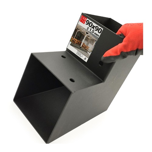 Support poteau bois - 90°, angle