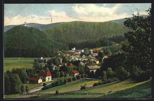 Carte postale bad thal - bad, vue