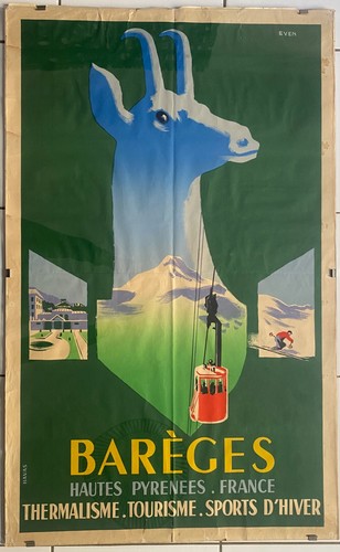 Affiche ancienne 1954 - affiche, « 