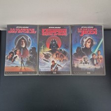 Trilogie Star Wars VHS 1995 THX Vintage Cassette K7 Version Française