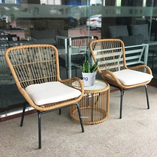 Chaise rotin nordique fauteuil - chaise,