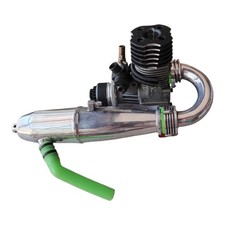 Novarossi .15 Class RC Car Engine High Performance Silver Black Japan Used