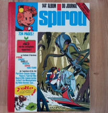 Reliure recueil Album Spirou N°144 TBE Yoko Tsuno 1977 EO