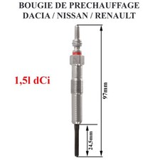 Bougie de Préchauffage = 11065 00Q0E, 1106500Q0E, 11065-00Q0E, 110655687R