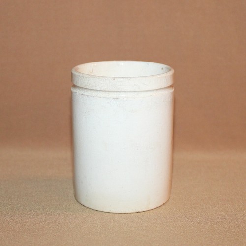 Antique small cream jar - cream, /