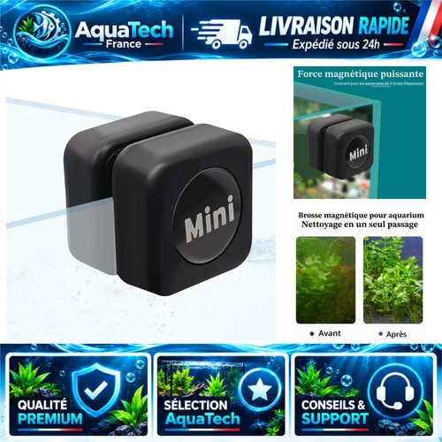 Brosse magnétique aquarium