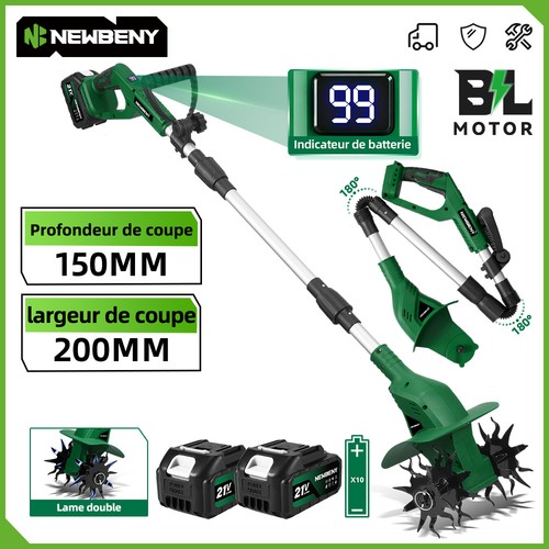 Motoculteur jardin sans fil - motoculteur,