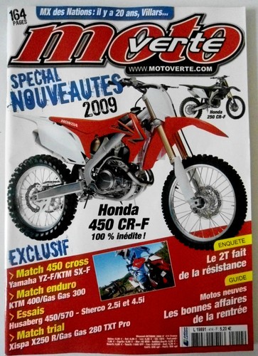 Moto verte 414 mx - verte, n°414;