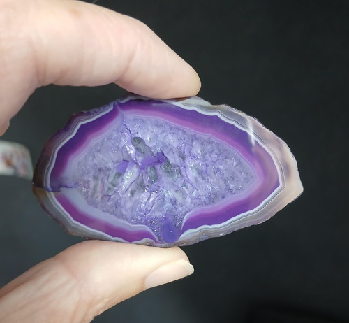Tranche agate fine teintée