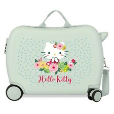Sanrio - Valise trotteur enfant Hello Kitty "Floral" - 13376