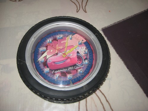 Horloge décor cars forme - décor, en