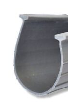 Garage Door Vinyl Bottom Seal Gasket Astragal  1/4" T Style Universal (GREY)