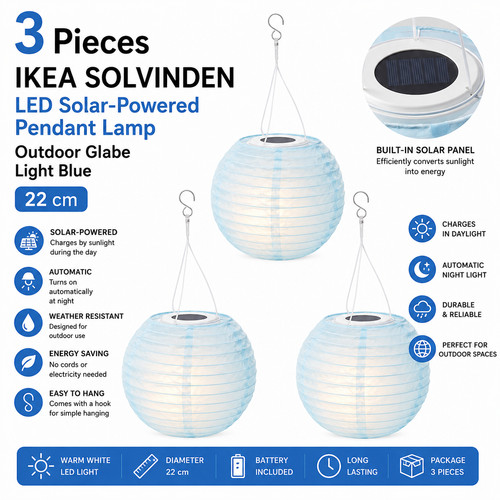 Ikea solvinden led lampe - ikea,