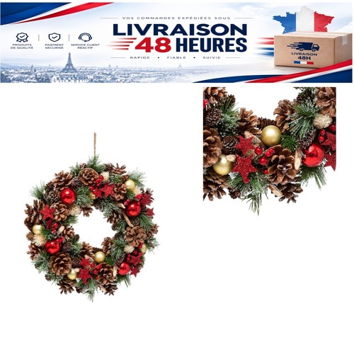 Couronne noël artificielle - couronne, de