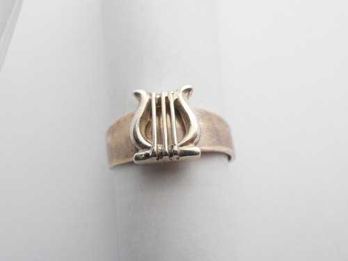 Cithare bague argent 925 - cithare,