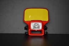 Plaque phare rouge Honda XR / Honda XR red headlight