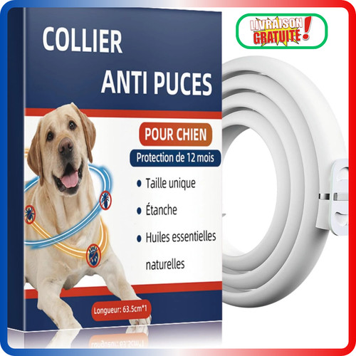 Collier anti puces - collier, tiques