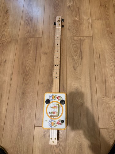Cigar box dobro guitar g - g,