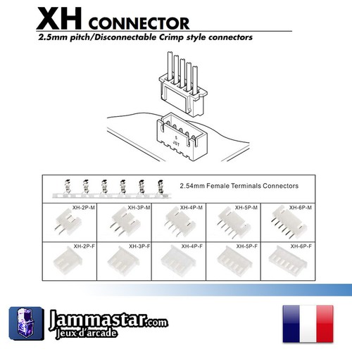 Connecteur jst embase - connecteur,