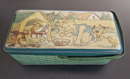 Ancienne boite lithographiée - ancienne,